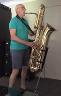 SaxSupport on Mk 6 Bass Saxophone